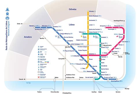 mapa metro lisboa 2021